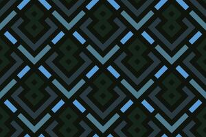 geometric seamless pattern background with black and blue color vector