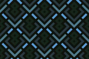 geometric seamless pattern background with black and blue color vector