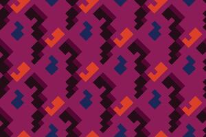 geometric seamless pattern with purple color vector