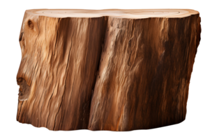 ai gegenereerd hout logboeken podium uitknippen png