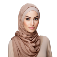 AI generated Muslim woman png isolated on transparent background