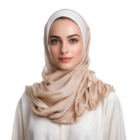 ai generiert Muslim Frau png isoliert auf transparent Hintergrund