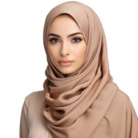 AI generated Muslim woman png isolated on transparent background