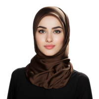 AI generated Muslim woman png isolated on transparent background