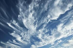 Clouds on sky photo