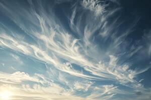 nubes en el cielo foto