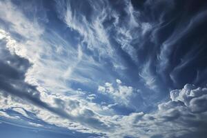 Clouds on sky photo