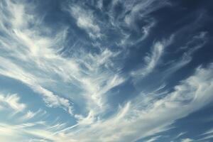 Clouds on sky photo