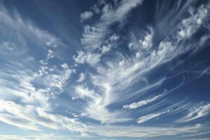 Clouds on sky photo