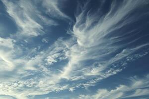 Clouds on sky photo