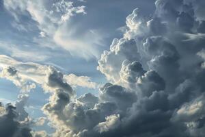 nubes en el cielo foto