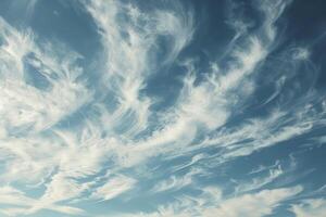 Clouds on sky photo