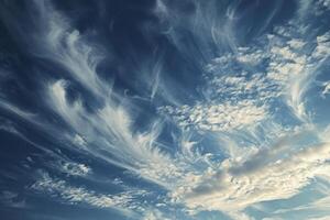 nubes en el cielo foto