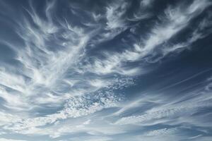 Clouds on sky photo