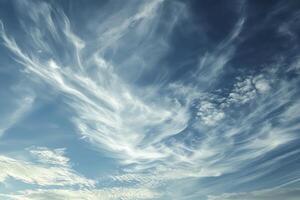 Clouds on sky photo