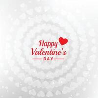 Happy red valentines day fram hearts background abstract design illustration vector