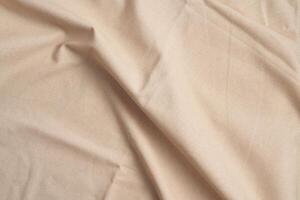 Canvas beige cloth texture background. photo