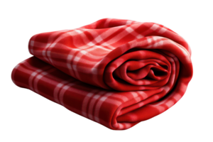 AI generated Red kitchen picnic isolated on transparent background. png