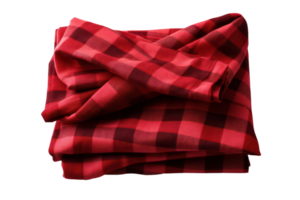 AI generated Red kitchen picnic isolated on transparent background. png