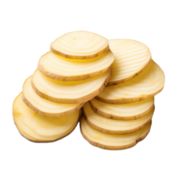 AI generated Crispy Potato Delight with a Transparent Twist png