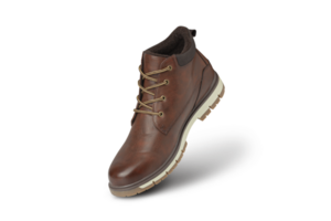 Brown leather boots, Mens brown ankle boots png