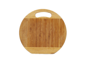 Walnut handmade wood cutting board isolated on a transparent background png