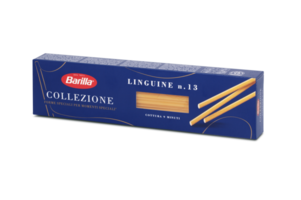 Front view of Barilla Spaghetti Collezione num 13 png