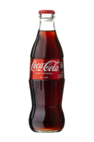 Classic bottle Of Coca-Cola isolated on transparent background png