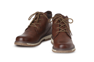 Brown leather boots, Men brown ankle boots on transparent background png