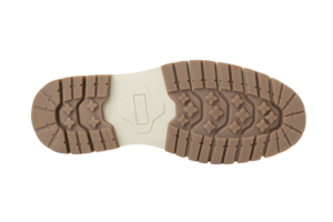 Beige sole of mens boots isolated on transparent background png