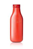 PNG Bottle of Ketchup sauce isolated on transparent background.