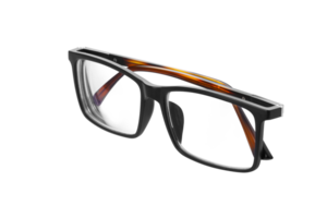 Glasses with tortoiseshell frames isolated on a transparent background png