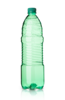 Plastic mineral water bottle isolated on transparent background, png