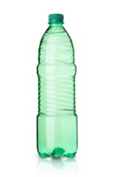 Plastic mineral water bottle isolated on transparent background, png