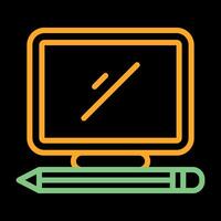 Desktop Computer Vector Icon