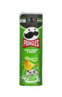 Pringles Patata patatine fritte con acida crema e cipolla gusto su un' trasparente sfondo png