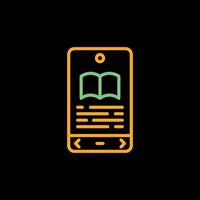 E book Reader Vector Icon