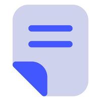 Document Icon for web, app, uiux, infographic, etc vector