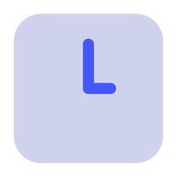 Clock Icon for web, app, uiux, infographic, etc vector