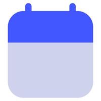 calendario icono para web, aplicación, uiux, infografía, etc vector