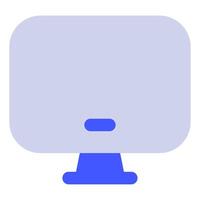 Monitor Icon for web, app, uiux, infographic, etc vector