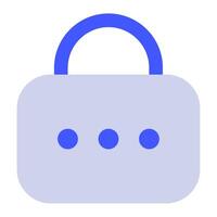 Password Icon for web, app, uiux, infographic, etc vector