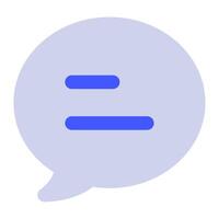 Speech Bubble Icon for web, app, uiux, infographic, etc vector