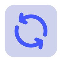 Refresh Icon for web, app, uiux, infographic, etc vector