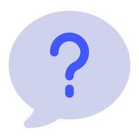 Question Icon for web, app, uiux, infographic, etc vector