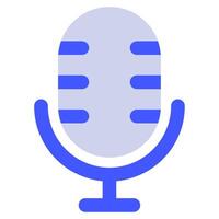 podcast icono para web, aplicación, uiux, infografía, etc vector