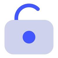 Unlock Icon for web, app, uiux, infographic, etc vector