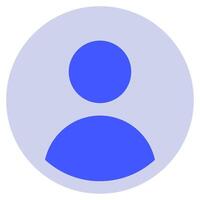 Avatar Icon for web, app, uiux, infographic, etc vector