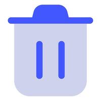 Trash Icon for web, app, uiux, infographic, etc vector