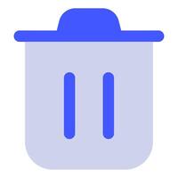 basura icono para web, aplicación, uiux, infografía, etc vector